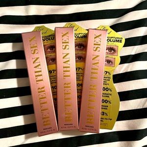 Too faced, better than sex mascara, three brand new